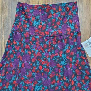 LuLaRoe purple and red maxi skirt size XL - NWT